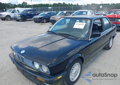 1989 BMW 325 I/Is из США, поврежденный, VIN WBAAA1303K8254810